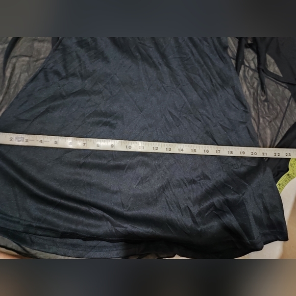 MARIPOSA Black and Silver Thin-Strap Midi Dress - Picture 9 of 10